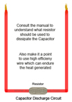 Capacitor discharger