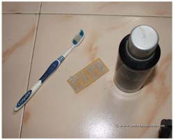 Deodorant for removing toner