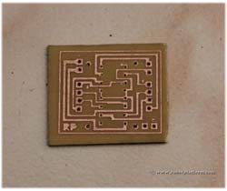 PCB Etched, Drilled and ready to solder